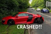 Audi R8 V10 Crash