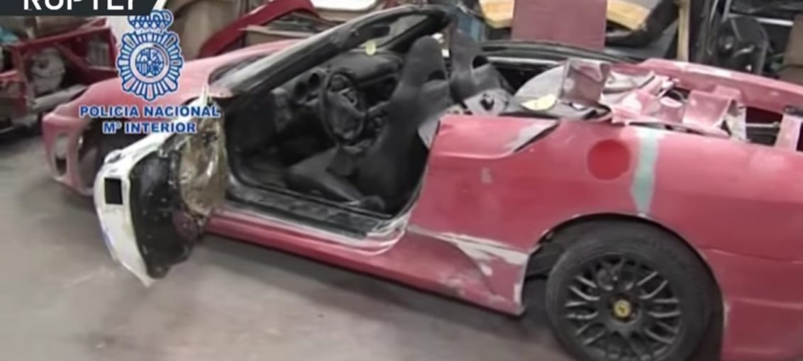 Spanish Police busted fake ferrari Lamborghini Kitcars