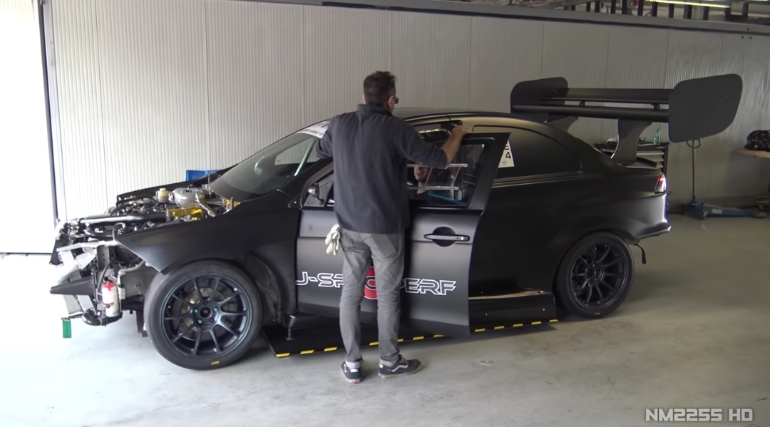 Mitsubishi Lancer EVO X Time Attack MONSTER with Sequential ONBOARD