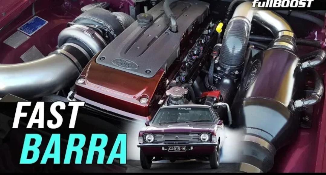 Ford Cortina with a Ford Barra turbo fullBOOST Turbo and Stance