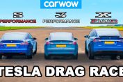 Model S vs 3 vs X - Tesla Performance