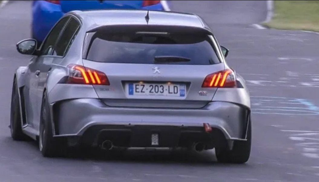 Peugeot 308 RC track edition on the Nurburgring! Turbo and Stance