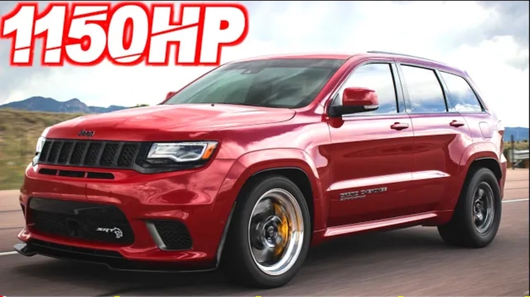 1150HP Jeep Trackhawk "The Nitrous Tank" BRUTAL AWD LAUNCH! (060MPH 2.3s)