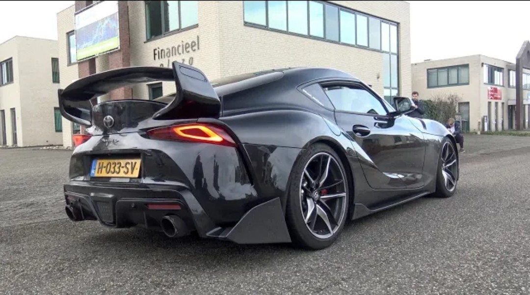 440HP Toyota GR Supra MK5 with Decat Fi Exhaust LOUD