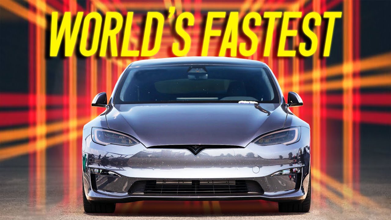 The Fastest Tesla Plaid In The World He Beat Jay Lenos Record