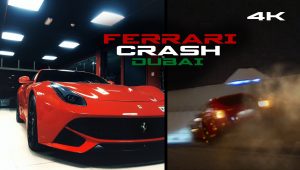 Ferrari F12 Berlinetta Crash
