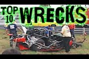 Top 10 Race Car WRECKS!