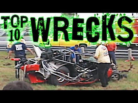 Top 10 Race Car WRECKS!