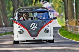 Porsche 993 Turbo powered T1 VW van