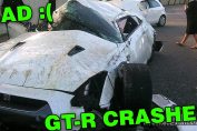 R35 GT-R crashes