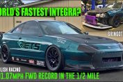 WORLD’S FASTEST INTEGRA? 201.07mph FWD Record – ENGLISH RACING