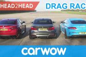 Mercedes-AMG E63 S v BMW M5 v Audi RS 5 DRAG & ROLLING RACE