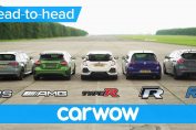 RS 3 v A45 AMG v Civic Type R v Golf R v Focus RS - DRAG & ROLLING RACE