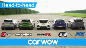 RS 3 v A45 AMG v Civic Type R v Golf R v Focus RS - DRAG & ROLLING RACE