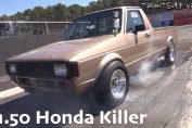 Vw caddy drag race 16v