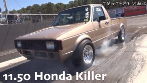 Vw caddy drag race 16v