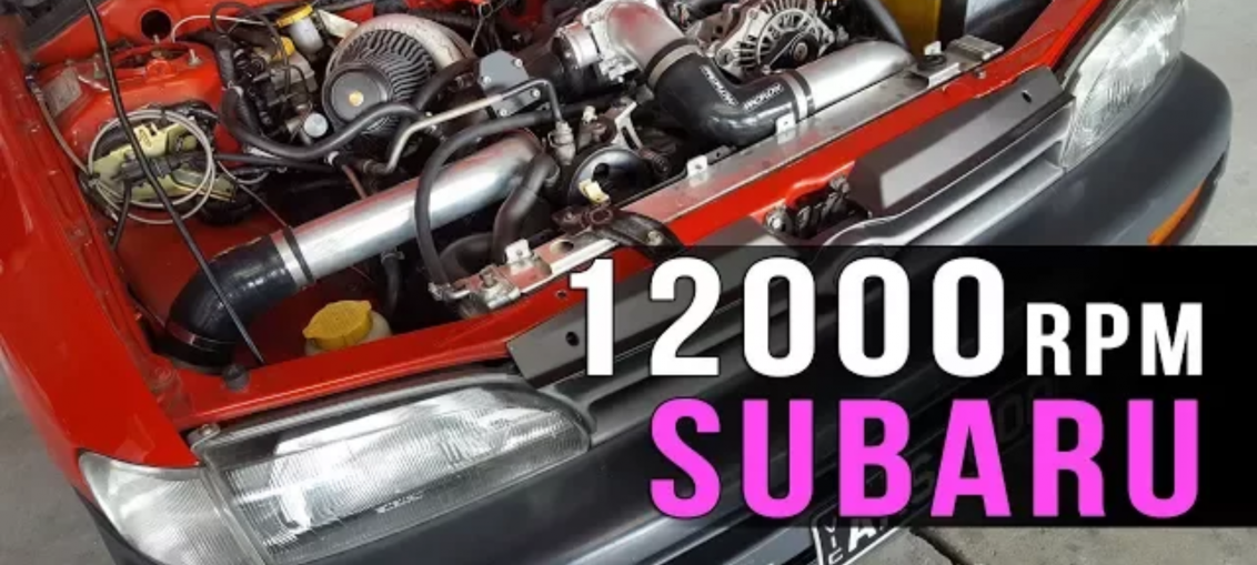 12000RPM Subaru Impreza wrx sti