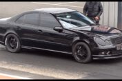 Mercedes E55 AMG Drag Race