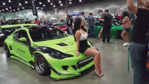 hot girls autoshow car shows