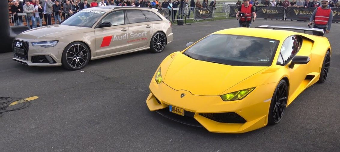 Lamborghini Huracan Novitec N-Largo S vs Audi RS6 Avant