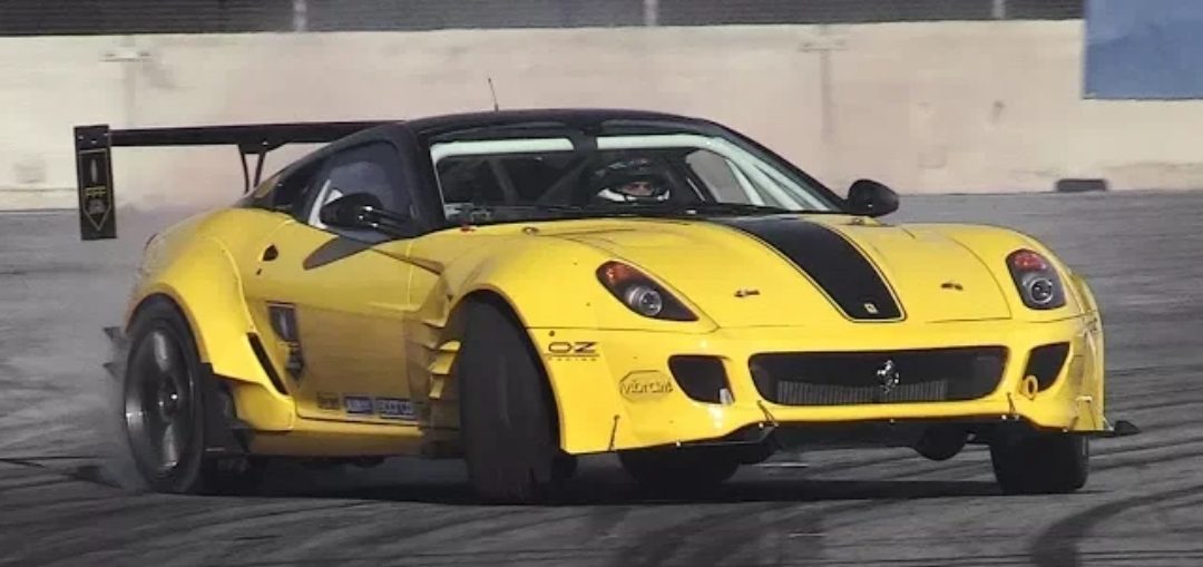 Twin supercharged ferrari 599