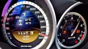 Tuned C63 amg acceleration