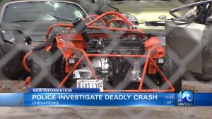 deathkart honda civic crash