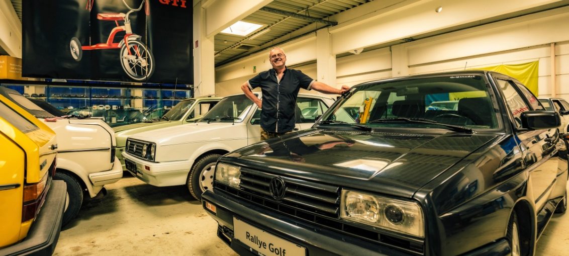 guy owns 114 Volkswagen Golfs