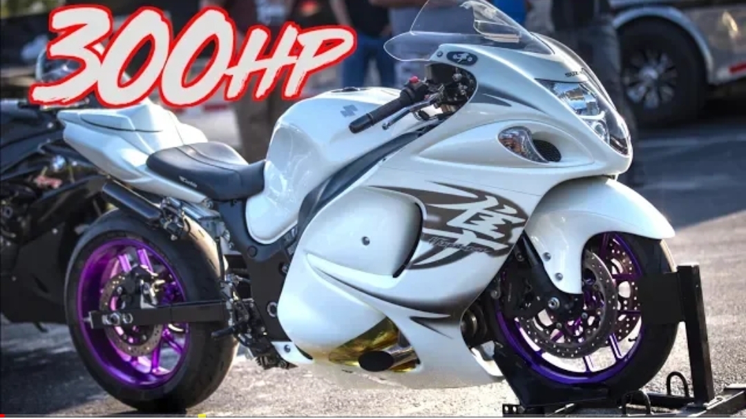 300HP Suzuki Hayabusa Battle Turbo vs Nitrous! Turbo and Stance