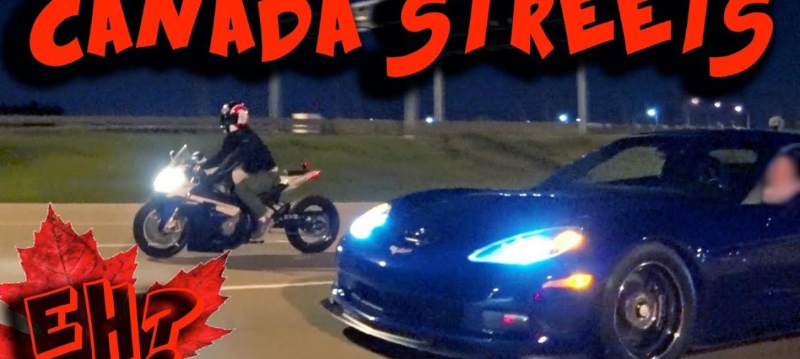 CANADA Street Racing + Evading POLICE, 1100hp Corvette, RX7 & more!