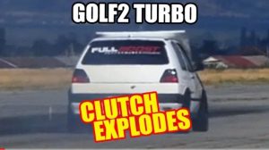GOLF MKII TURBO 4-MOTION CLUTCH EXPLODES