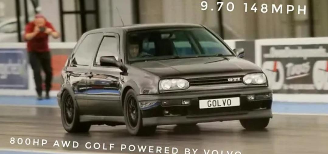 Volvo t5 powered golf
