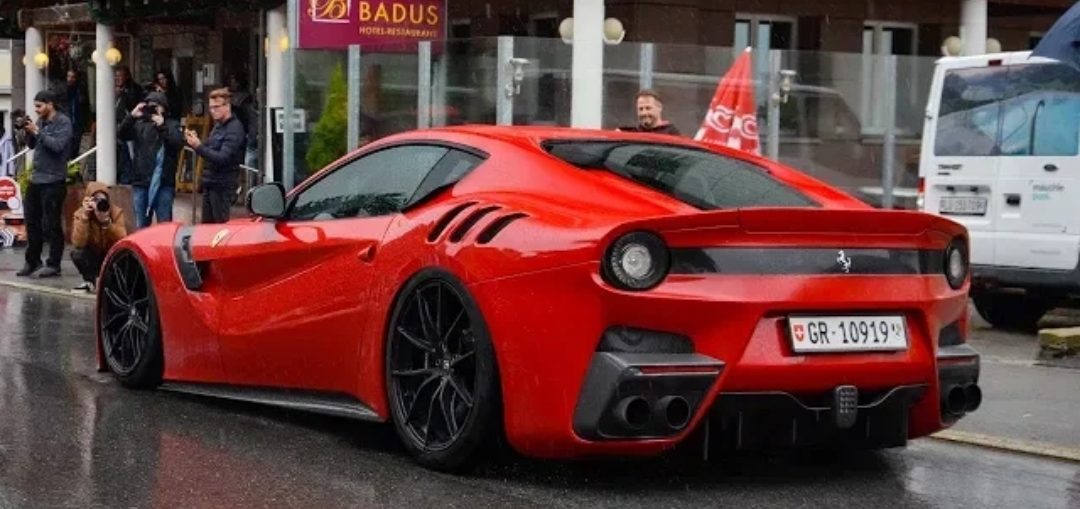 The AMAZING **Ferrari F12 TDF** Revs & Acceleration! Pure V12 SOUND! - Turbo and Stance