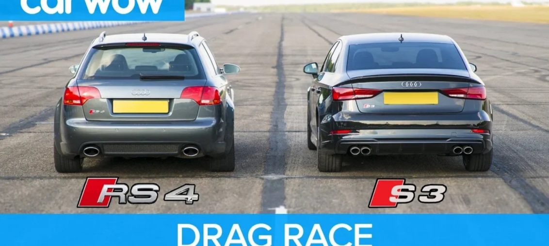 Audi RS vs Audi S3 Drag race