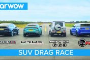 Lamborghini Urus Tesla Amg G63 SUV Drag Race