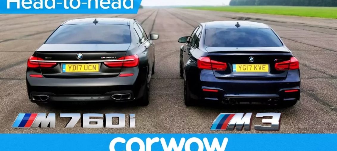 BMW 760Li vs BMW M3 competition