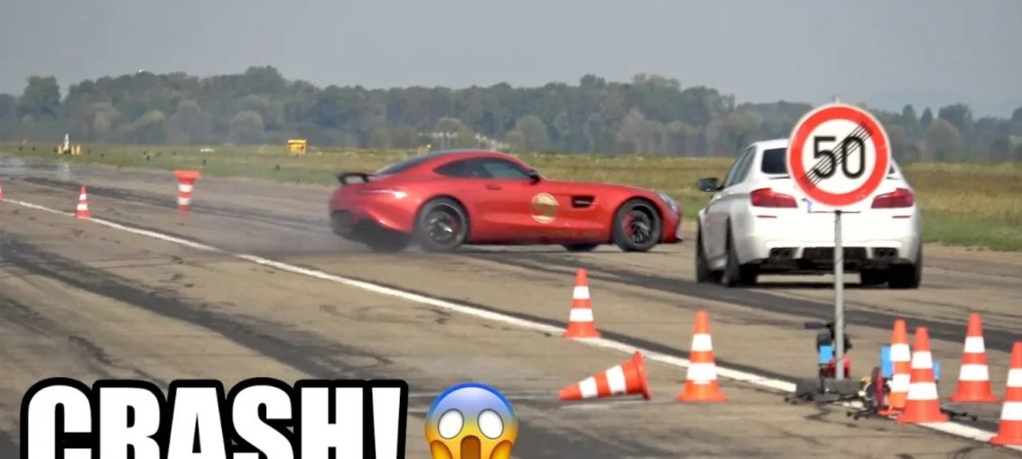 Mercedes AMG GT-S Crash