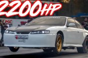 2200hp Nissan 240SX big boost