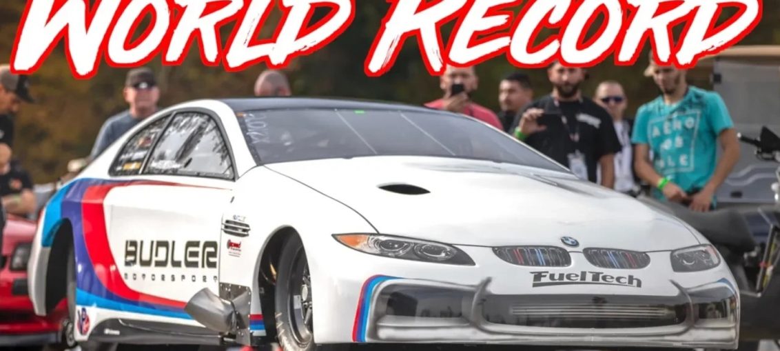 BMW Drag quarter mile world record