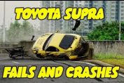 Toyota Supra Crashes Fails