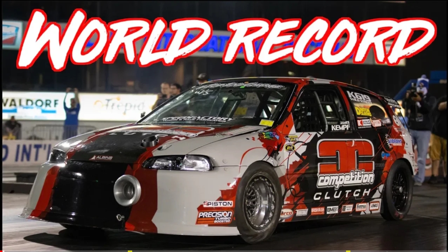 2000HP 2.0L Honda Civic 215MPH in 7 seconds! Worlds Fastest FWD
