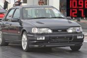 Sierra Cosworth drag turbo stance