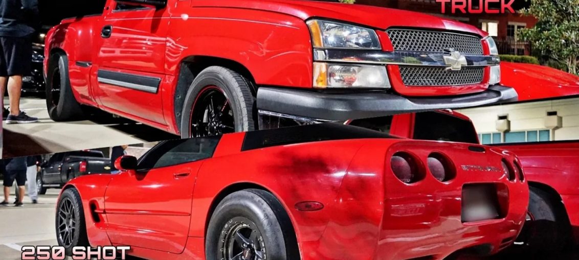 Turbo Truck vs Nitrous Corvette