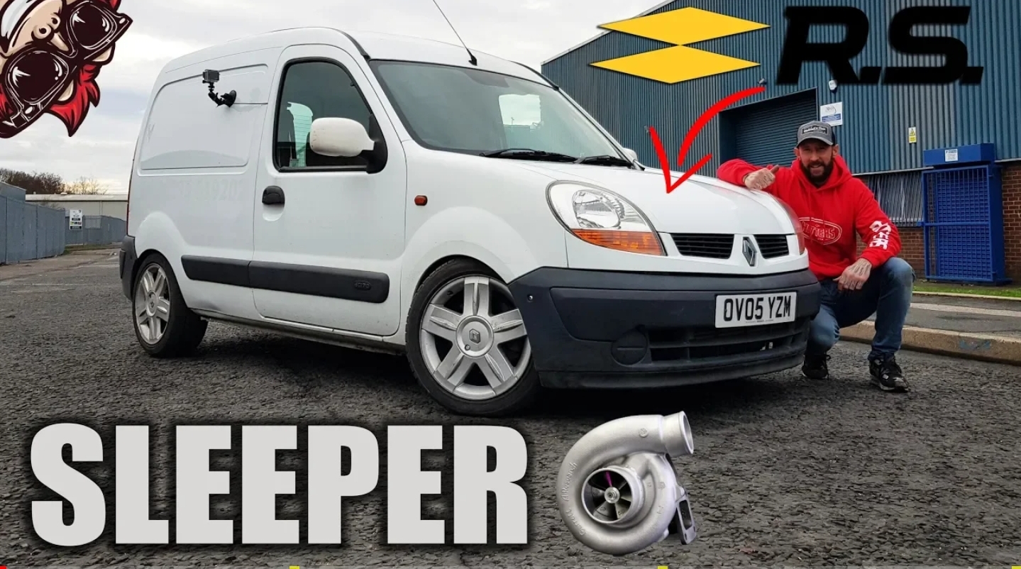 CRAZY TURBO SLEEPER VAN RIPS THE STREETS! KANGOO 225 MEGANE SWAP