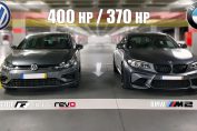 Golf R vs BMW M2