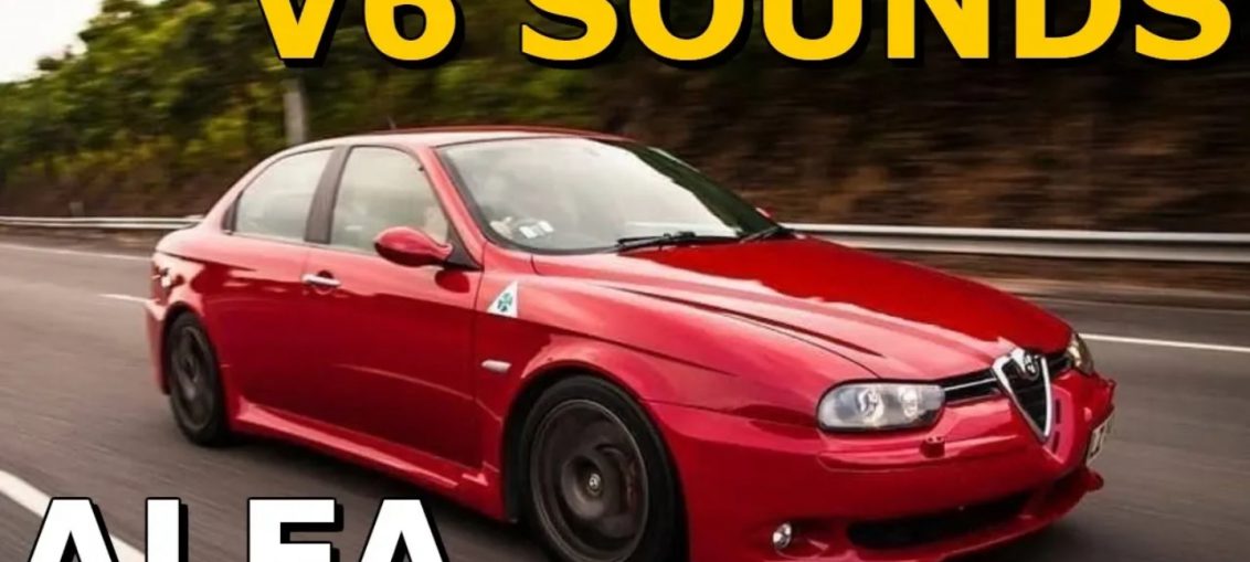Alfa romeo V6 sound acceleration