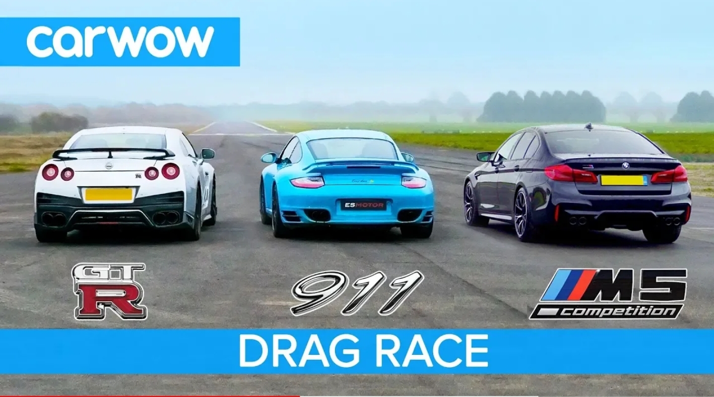 Nissan Gt R Vs Porsche 911 Turbo Vs Bmw M5 Comp 163 100k