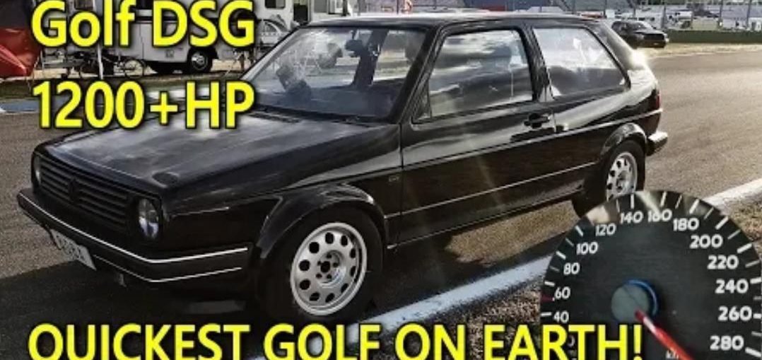 DSG Golf Mk2 1233HP World Record