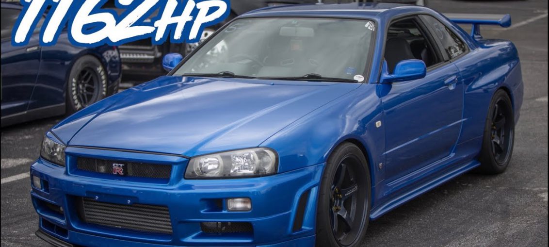 1162HP Skyline R34 GTR Godzilla