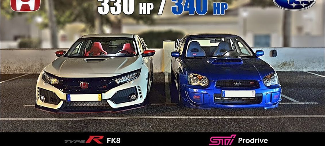 Subaru Impreza STI PPP 18 Honda Civic Type R FK8